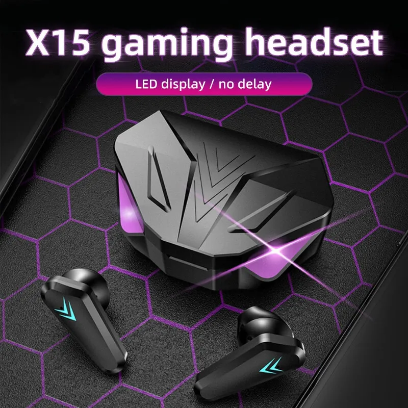 Esports Gaming Monitor - X15 TWS Gaming Earbuds Wireless Bluetooth
