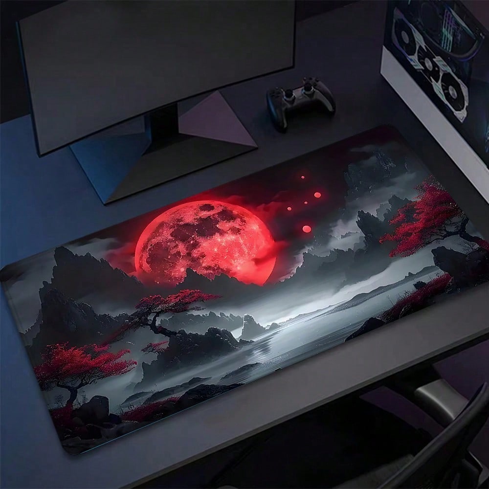 Blood Moon Mouse Pad Aesthetic - огляд і ціна Esports Gaming School