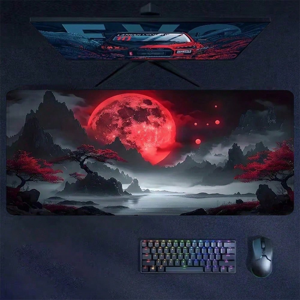 Blood Moon Mouse Pad Aesthetic - огляд і ціна Esports Gaming School