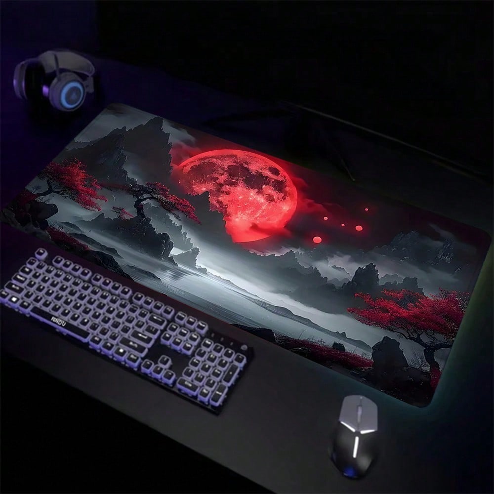 Blood Moon Mouse Pad Aesthetic - огляд і ціна Esports Gaming School