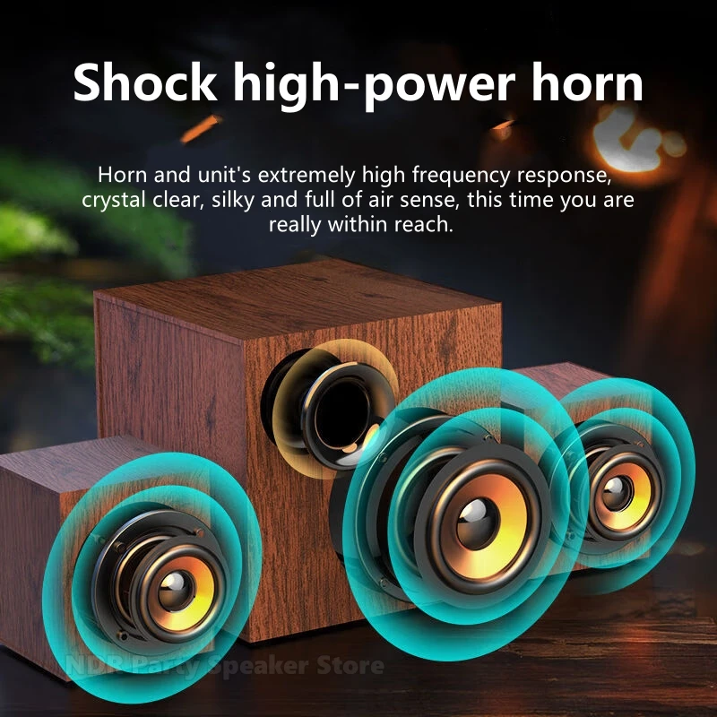 Q6 Wired Speaker Combination C - огляд і ціна Gaming Speaker 2.1