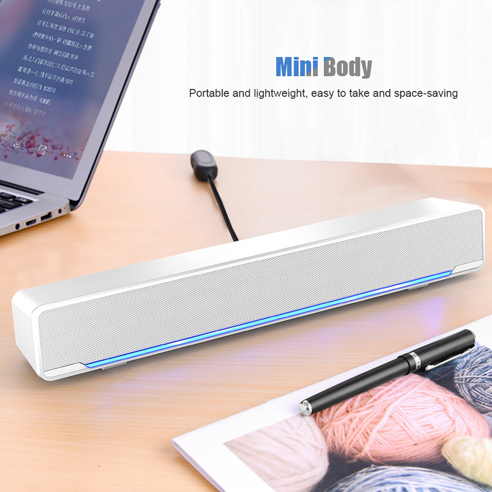 Portable Soundbar USB Wired St - огляд і ціна Gaming Speaker 2.1
