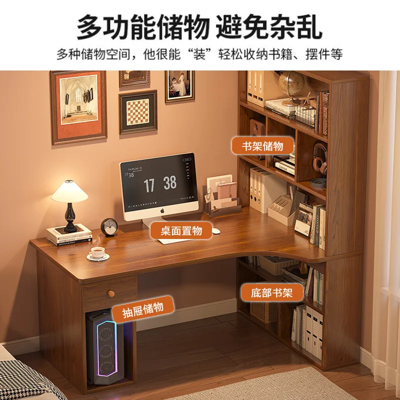 Large Computer Desk Bookshelf  - огляд і ціна Esports Gaming School