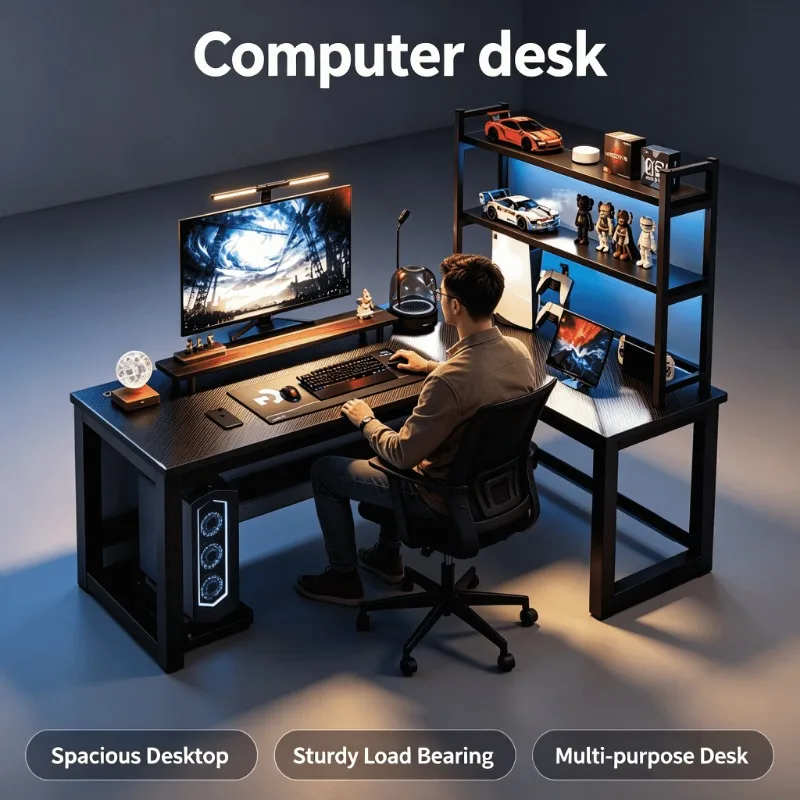 Computer Gaming Desk L Shaped  - огляд і ціна Esports Gaming School