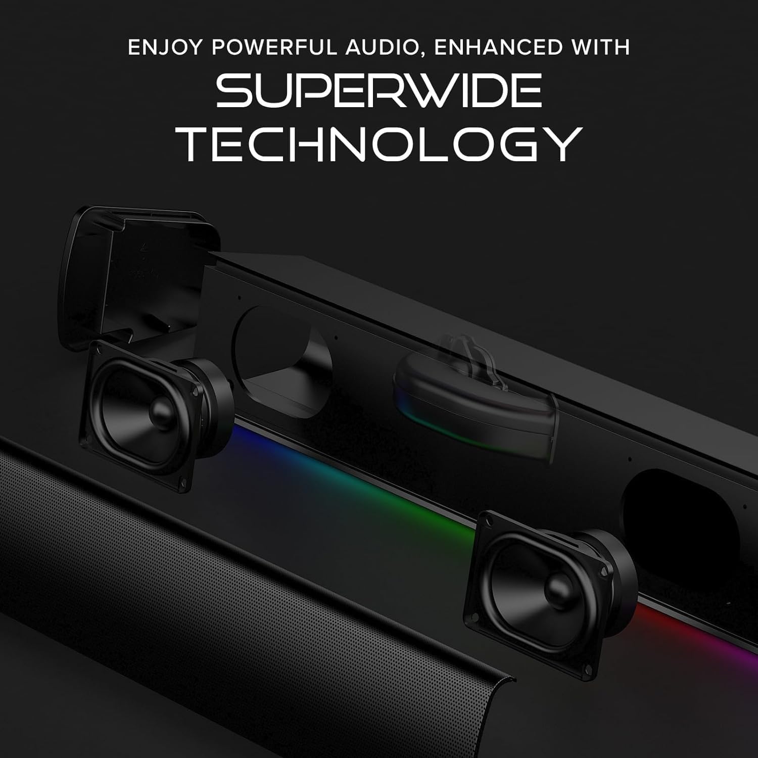 Compact RGB Gaming Soundbar wi - огляд і ціна Gaming Speaker 2.1