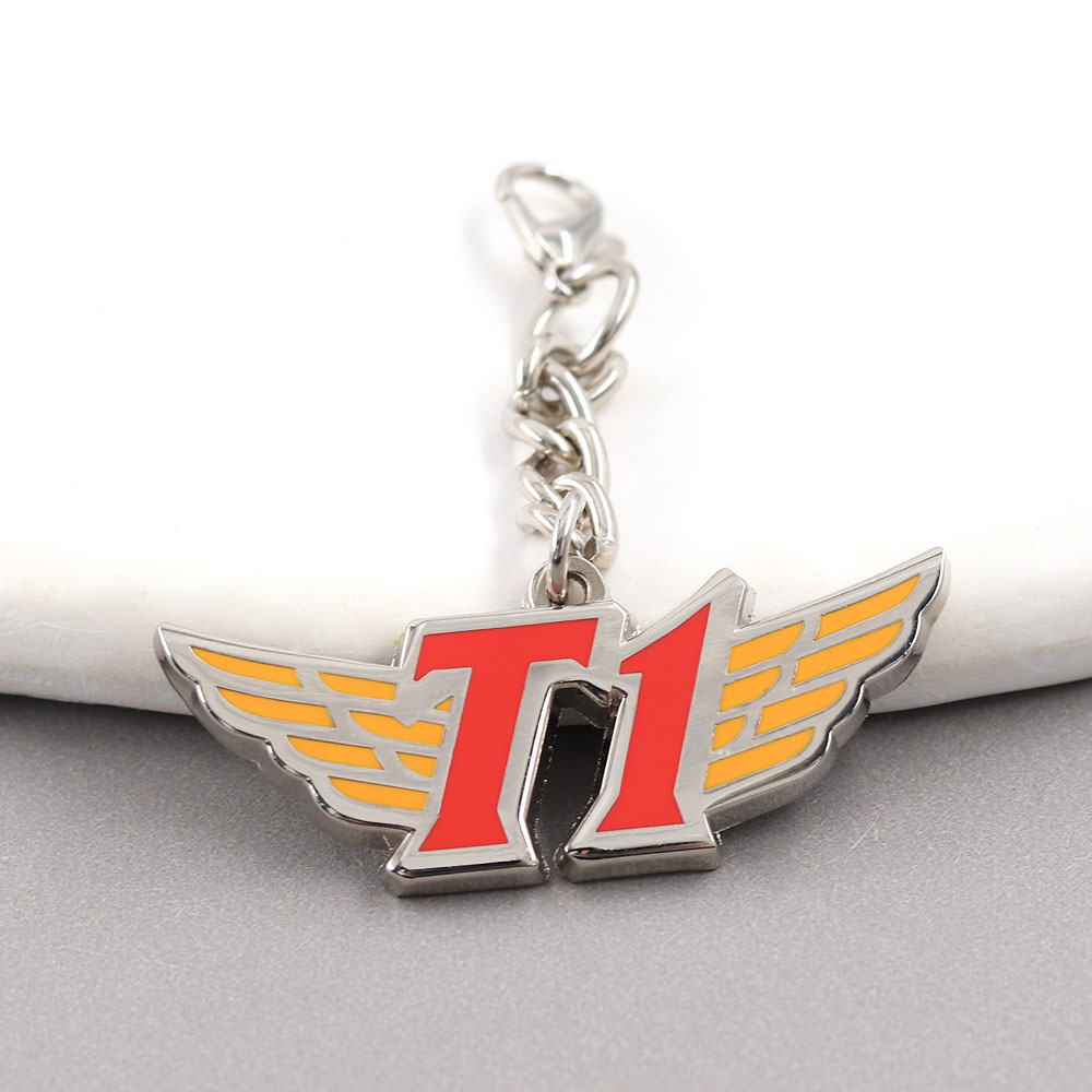 T1 Team Logo Metal Keychain En - огляд і ціна Esports Gaming Logos