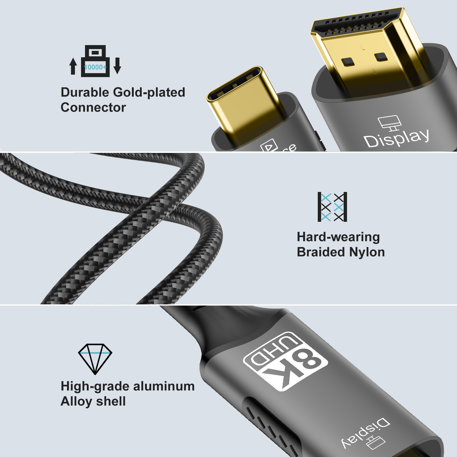 8K Type C to HDMI 2.1 Cable 32 - огляд і ціна Gaming Speaker 2.1