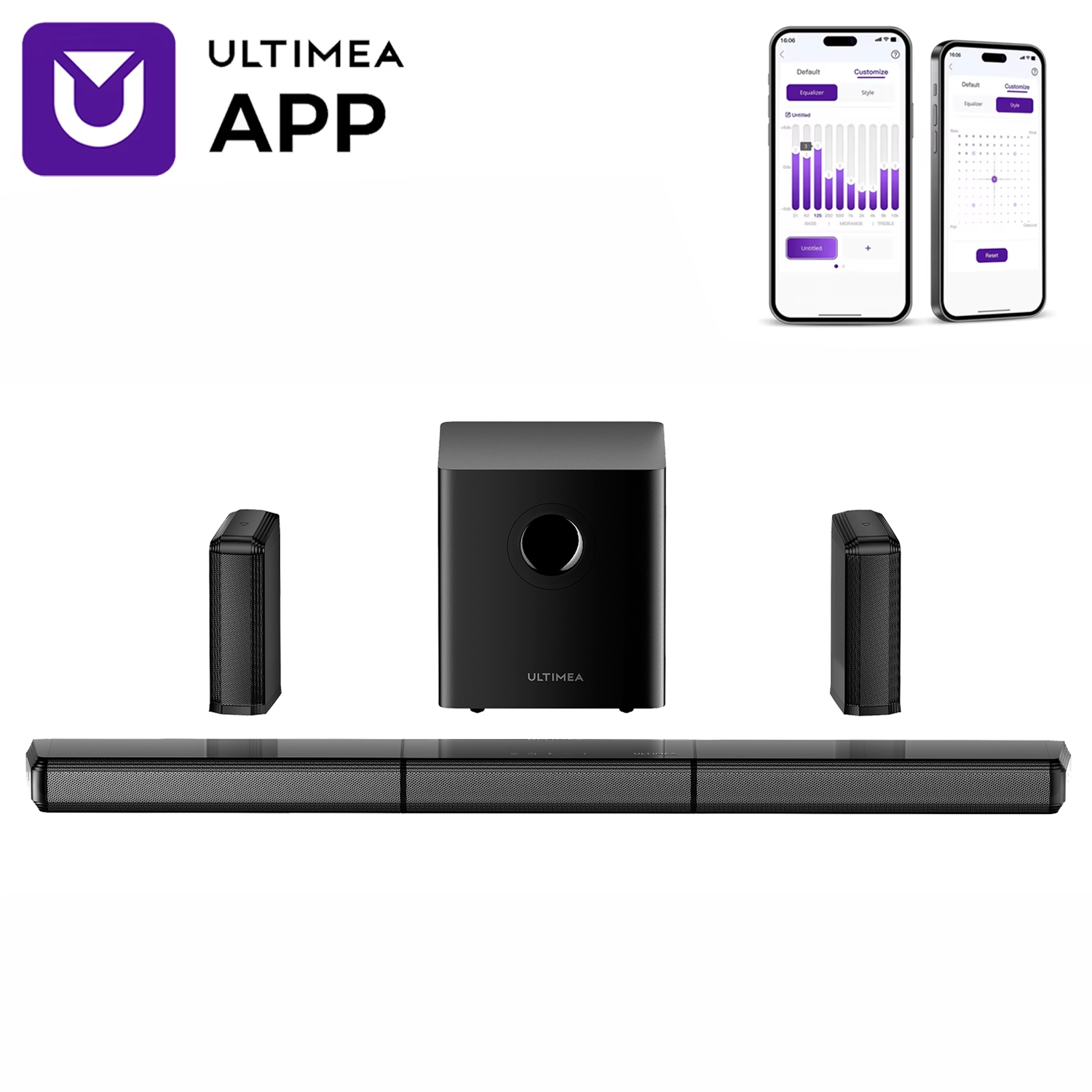 ULTIMEA 410W 7.1ch Soundbar wi - огляд і ціна Gaming Speaker 2.1