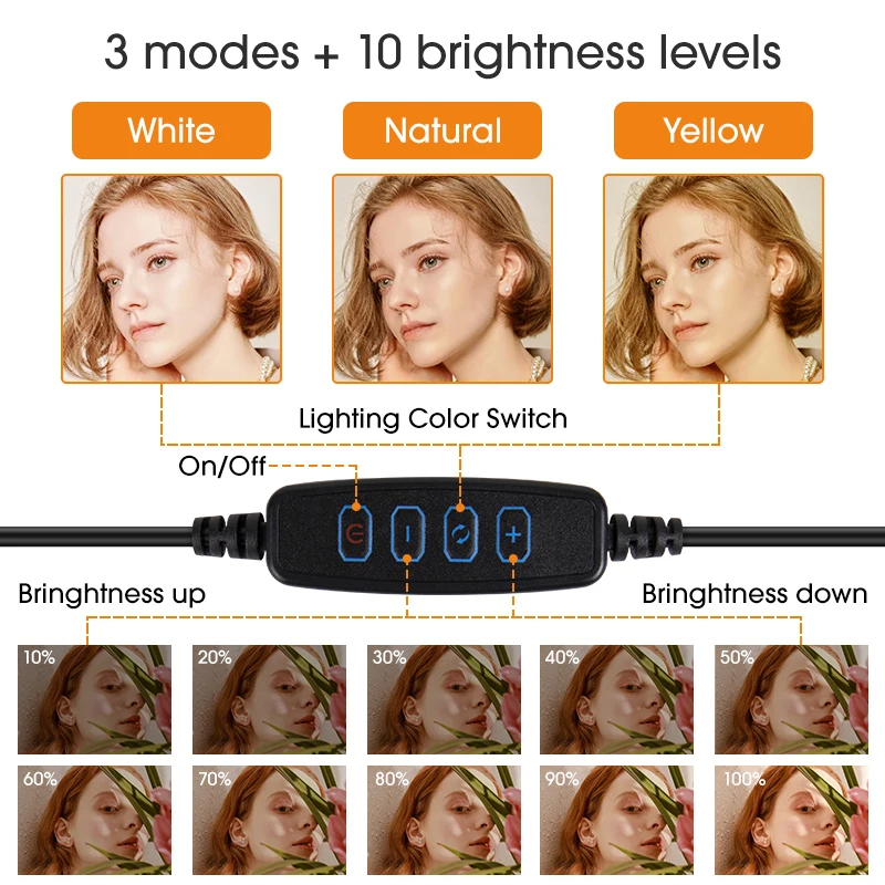 10 inch LED Selfie Ring Light  - огляд і ціна Webcam Ring Light