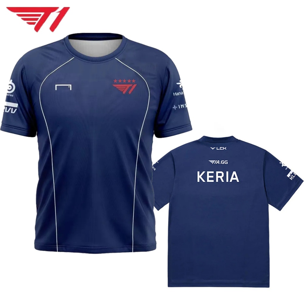T1 Esports Jersey – Navy Blue  - огляд і ціна Esports Gaming Logos
