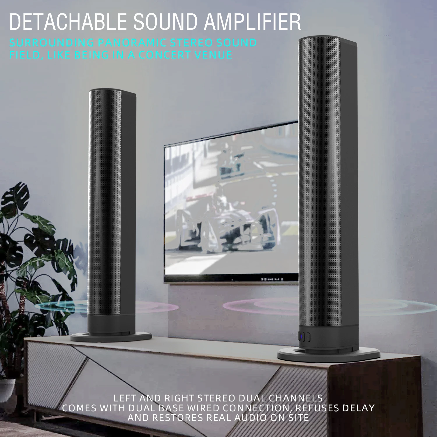 FM Soundbar TV Bluetooth Speak - огляд і ціна Gaming Speaker 2.1