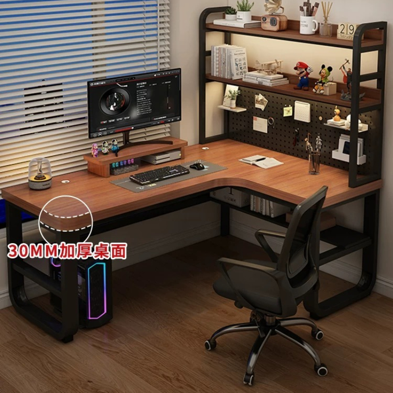 Corner Soild Wood L-Shaped Des - огляд і ціна Esports Gaming School