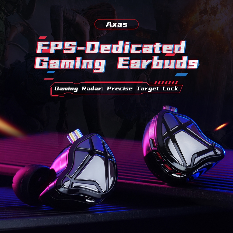  KZ Axas FPS Gaming IEM Headp - огляд і ціна Esports Gaming Monitor